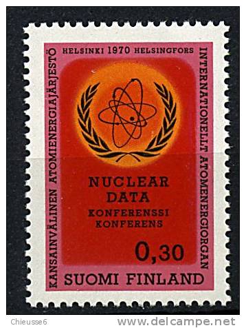 Finlande ** N° 642 - Conférence "Nuclear Data" - Unused Stamps