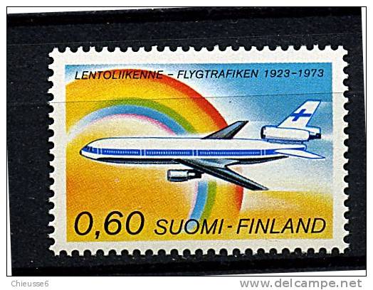 Finlande ** N° 702 - 50e Ann. De La Cie Finnair - Oblitérés