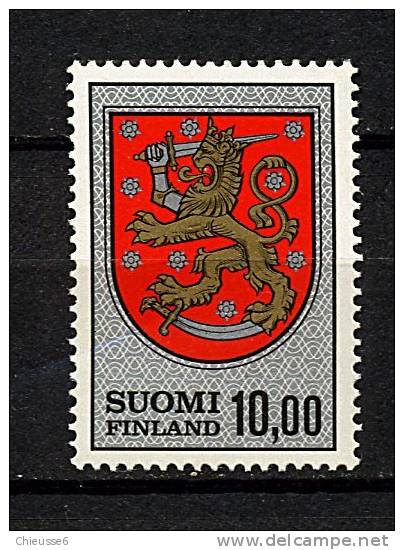 Finlande ** N° 708 - Série Courante. Armoiries Nationales - Oblitérés