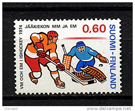 Finlande ** N° 711 - Championnats De Hockey Sur Glace - Usati