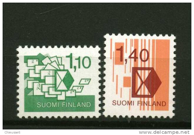 Finlande** N° 904/905 - Nouvelle Classification D'envois Postaux - Oblitérés