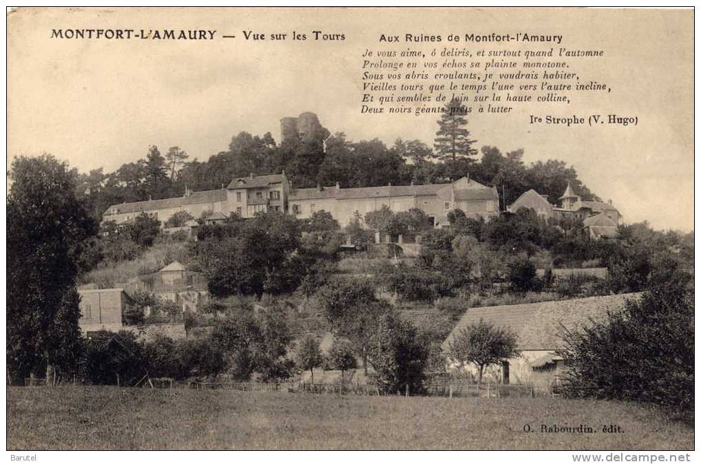 MONFORT L´AMAURY - Vue Sur Les Tours - Montfort L'Amaury