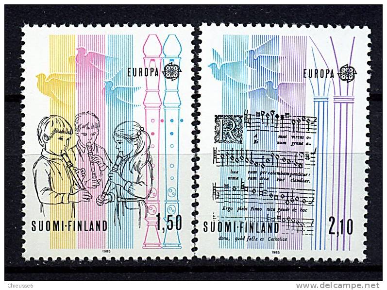 Finlande** N° 932/933 - Europa. Année Européenne De La Musique - Unused Stamps