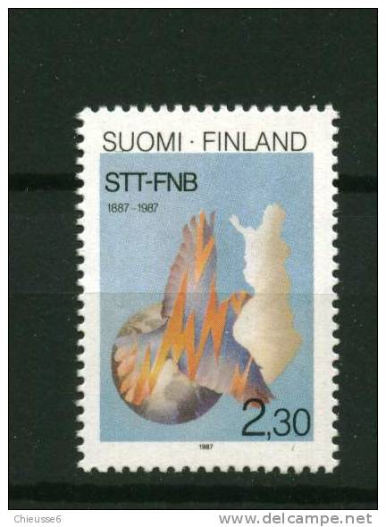 Finlande** N° 998 - Centenaire De L'Agence Finlandaise De Presse - Neufs