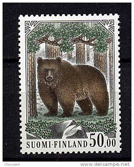 Finlande** N° 1054 - Série Courante. L'ours Brun - Neufs