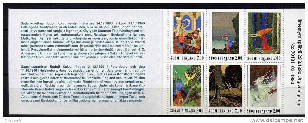 Finlande** Carnet N° C1080 - Cent. De La Naissance De R. Koivu - Booklets