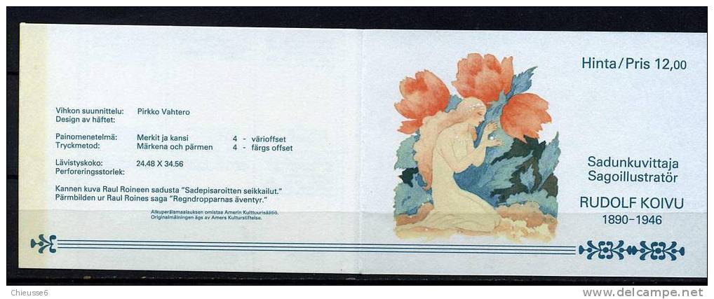 Finlande** Carnet N° C1080 - Cent. De La Naissance De R. Koivu - Booklets