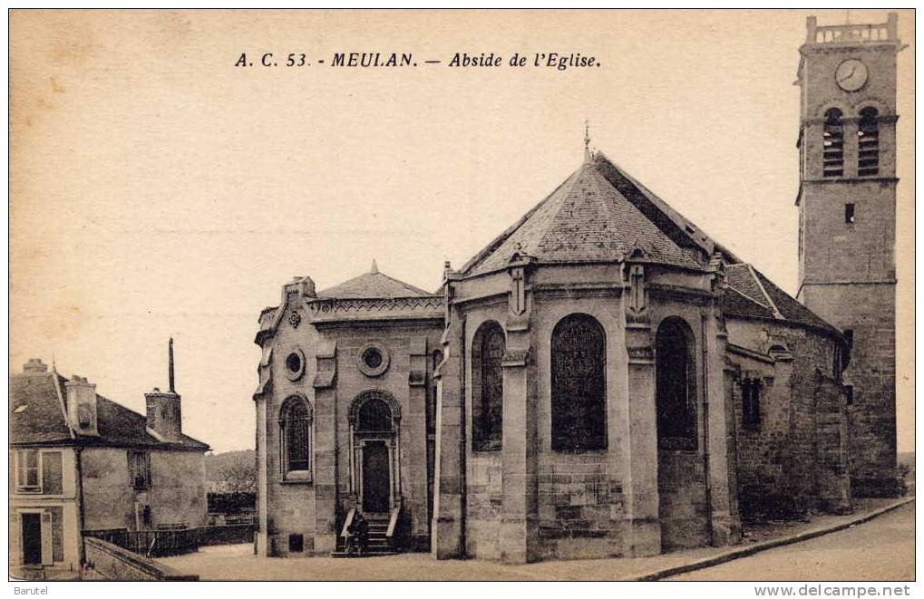 MEULAN - Abside De L´Eglise - Meulan