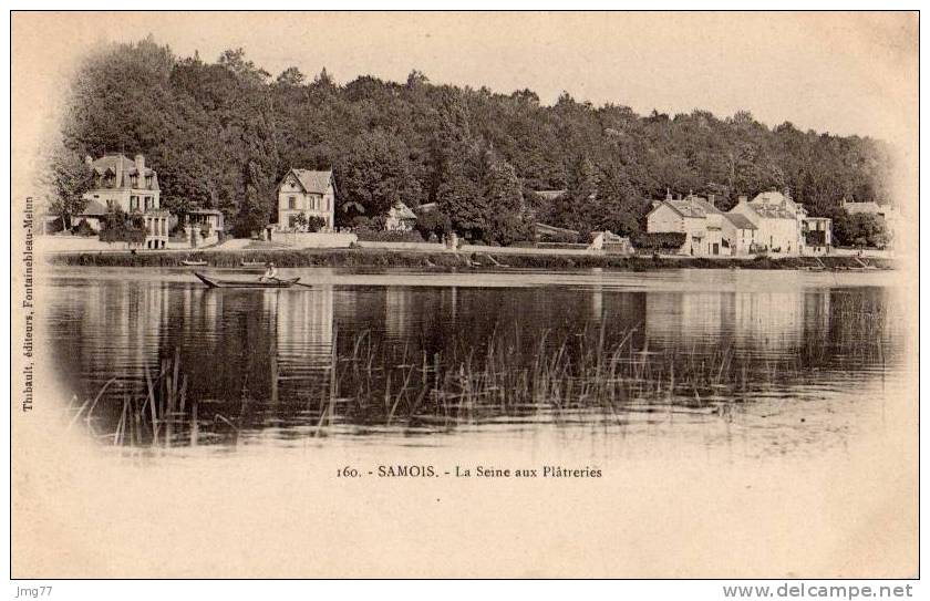 77-006 - SAMOIS - LA SEINE AUX PLATERIES - Samois