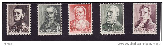 Pays- Bas 1941 - Yv.no.382/6 Neufs** - Neufs