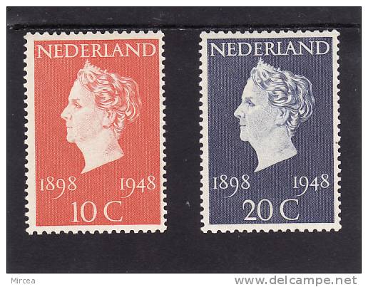 C1844 - Pays- Bas 1948 - Yv.no.495/6 Neufs** - Unused Stamps