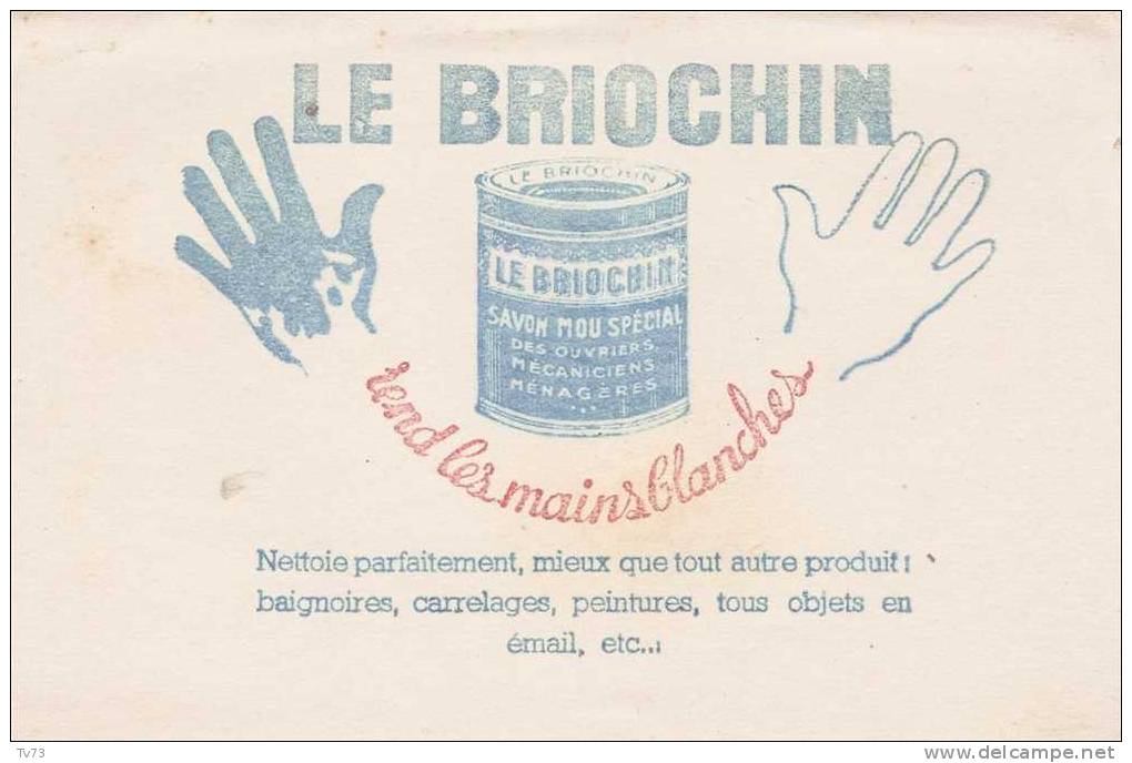 #Bv024 - Buvard :  LE BRIOCHIN Savon Mou Special - Parfums & Beauté