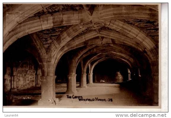 Old - Vintage Great Britain Postcard - Carte Ancienne De Grande Bretagne - Winfield Manor - Derbyshire