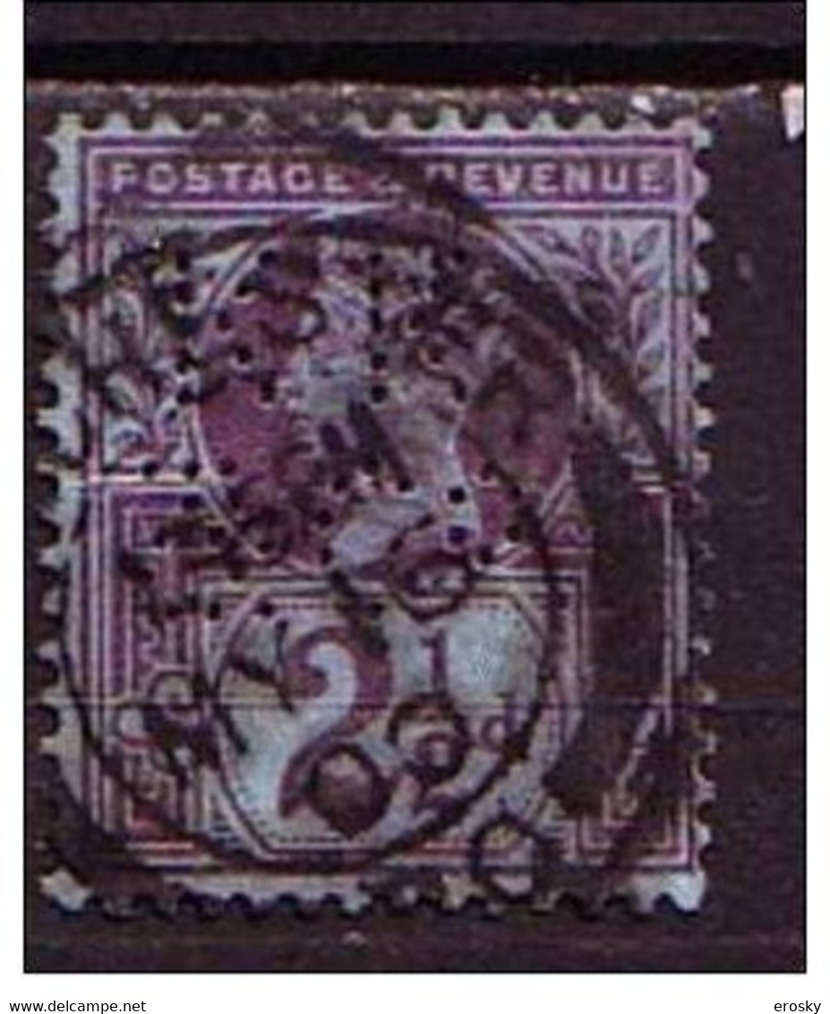 P0712 - GRANDE BRETAGNE Yv N°95 PERFIN - Used Stamps