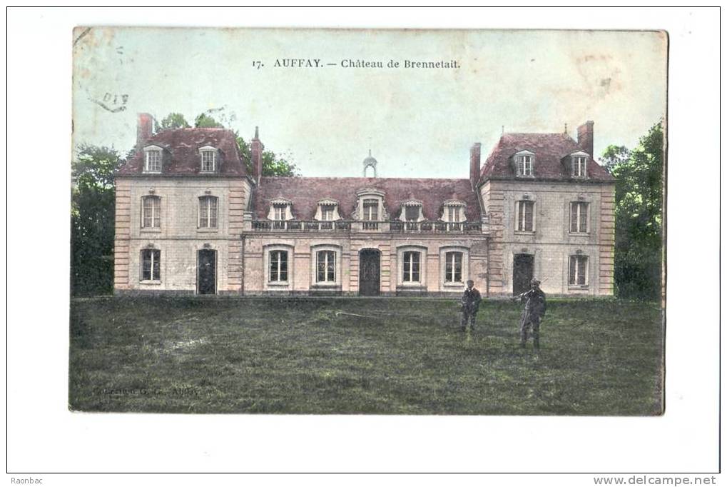 CPA----76----AUFFAY----CHATEAU DE BRENNETAIT - Auffay