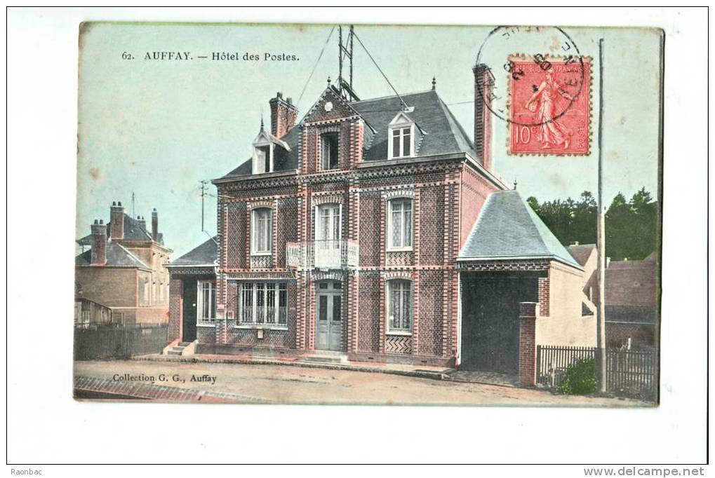 CPA----76----AUFFAY----HOTEL DES POSTES - Auffay