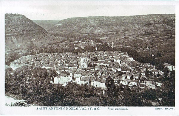 ST Antonin Le Noble - Vue Générale - Saint Antonin Noble Val