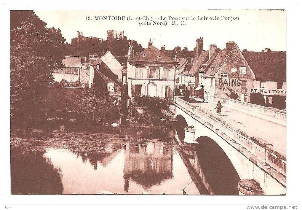 Montoire Le Pont Sur Le Loir Et Le Donjon - Montoire-sur-le-Loir