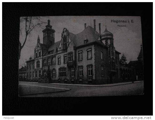 CP Hagenau Postamt 1911 - Haguenau