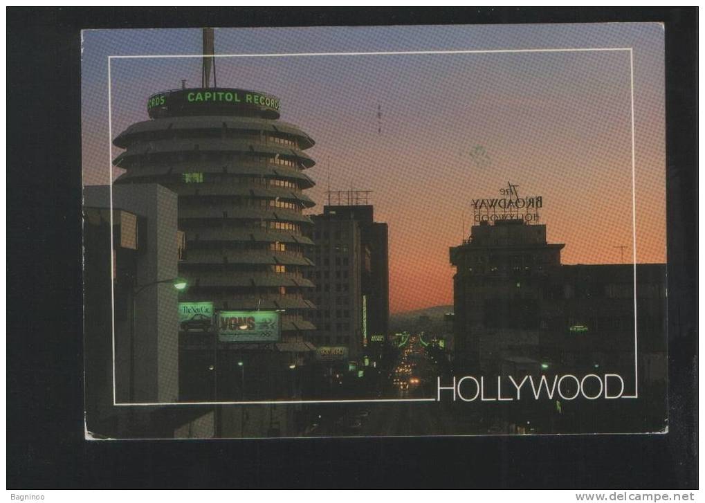 USA Postcard HOLLYWOOD - Los Angeles