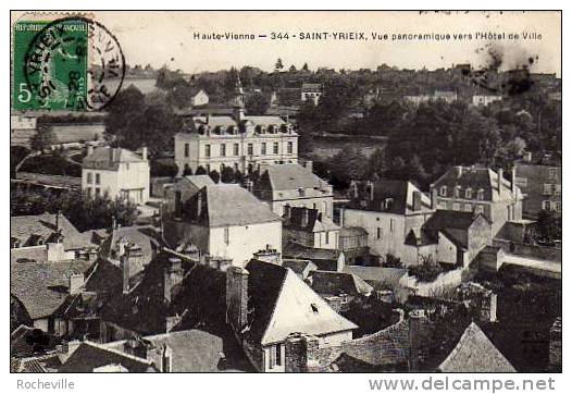 87- Saint-Yrieix- Vue Panoramique Vers L´Hôtel De Ville- - Saint Yrieix La Perche