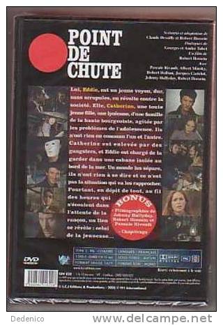 J.HALLYDAY :   DVD .  "  POINT DE CHUTE  "   NEUF & SCELLE - Policiers