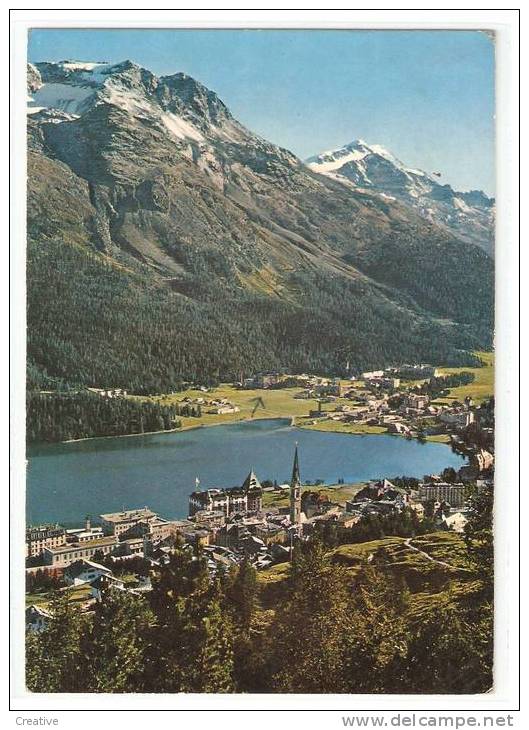 Suisse St Moritz  M ü.M.mit St.Moritz-Bad 1964 - Sankt Moritz