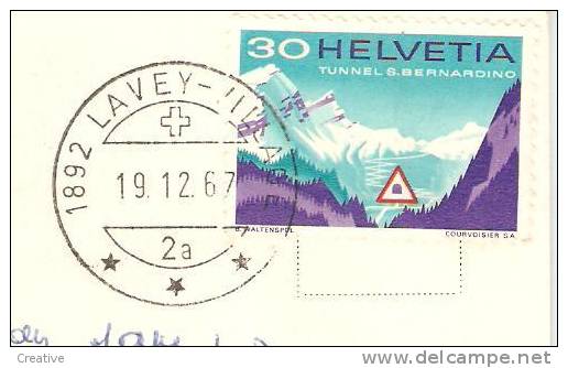 Alphornbläser In Den Alpen + Timbre Tunnel.S.Bernardino LAVEY 1967 - Lavey