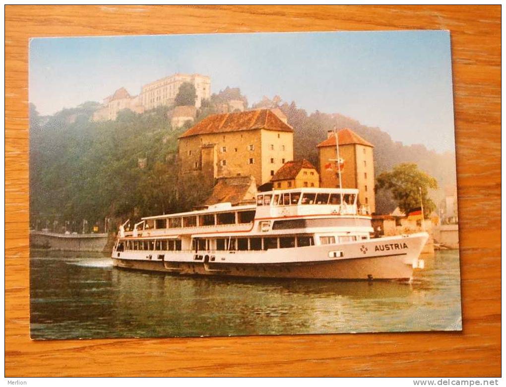 MFS AUSTRIA - Danube -Donau - Passau  1970´s    D18885 - Binnenschepen