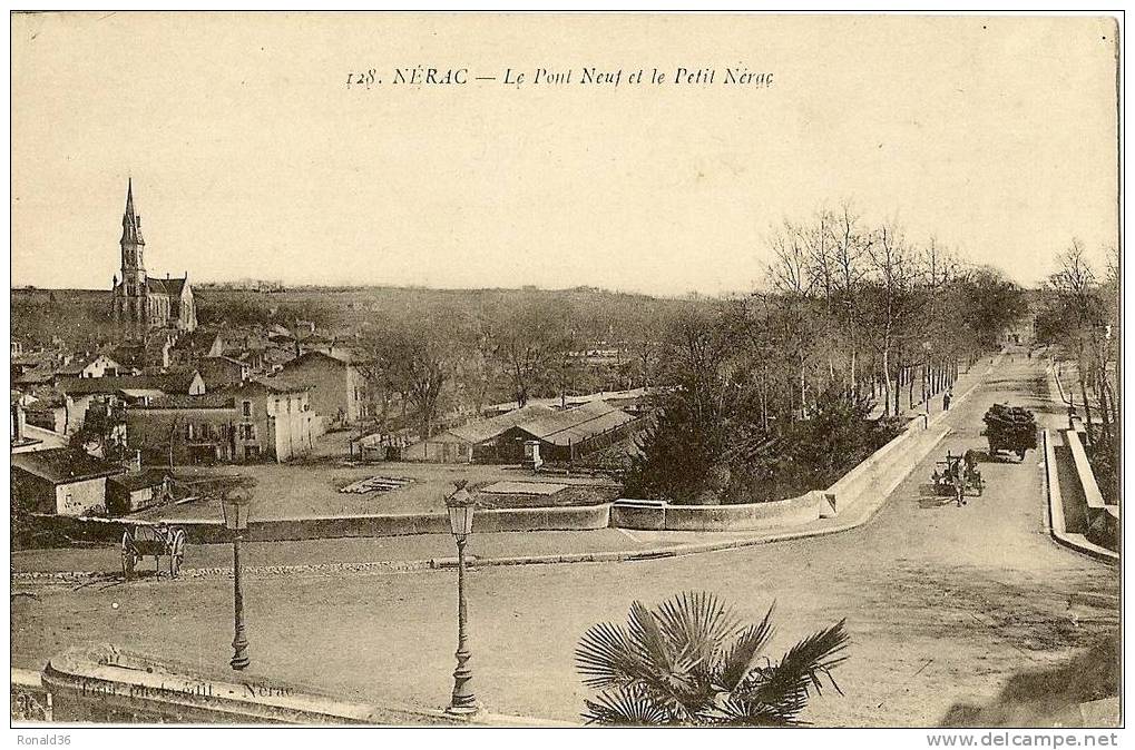 CP 47 NERAC Pont Neuf Et Le Petit Nérac - Nerac