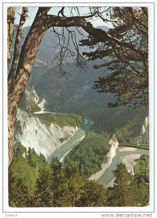 Die Rheinschlucht Bei Conn 1967 FLIMS WALDHAUS - Flims