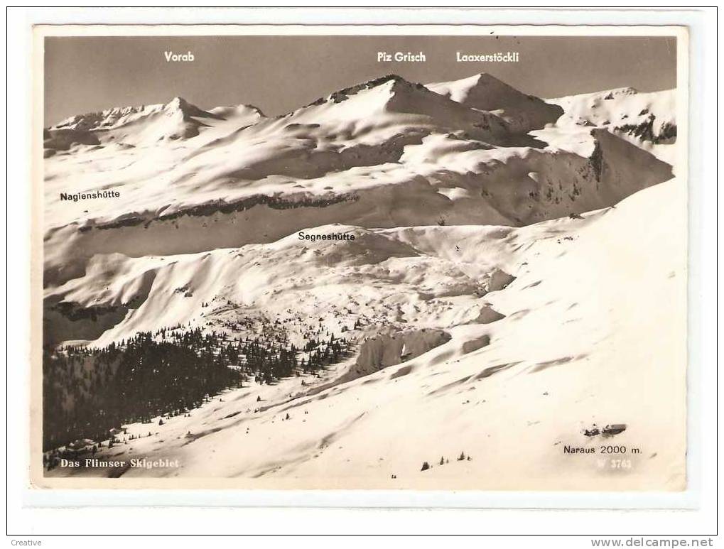 Das Flimser Skigebiet 1961 - Flims