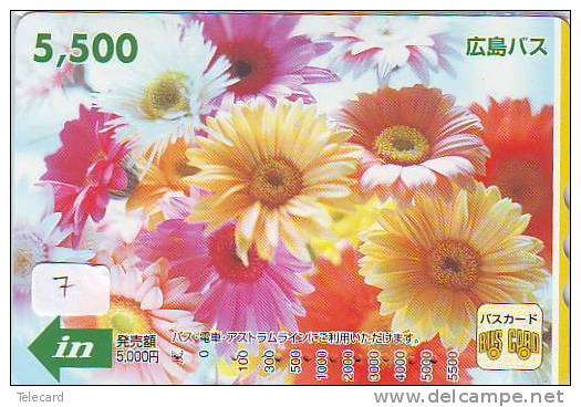 Carte Prépayée Japon Fleur Bouquet (7) BLUME Telefonkarte * Japon Bloemen * Boeket *  Bloem - Flower - Blumen