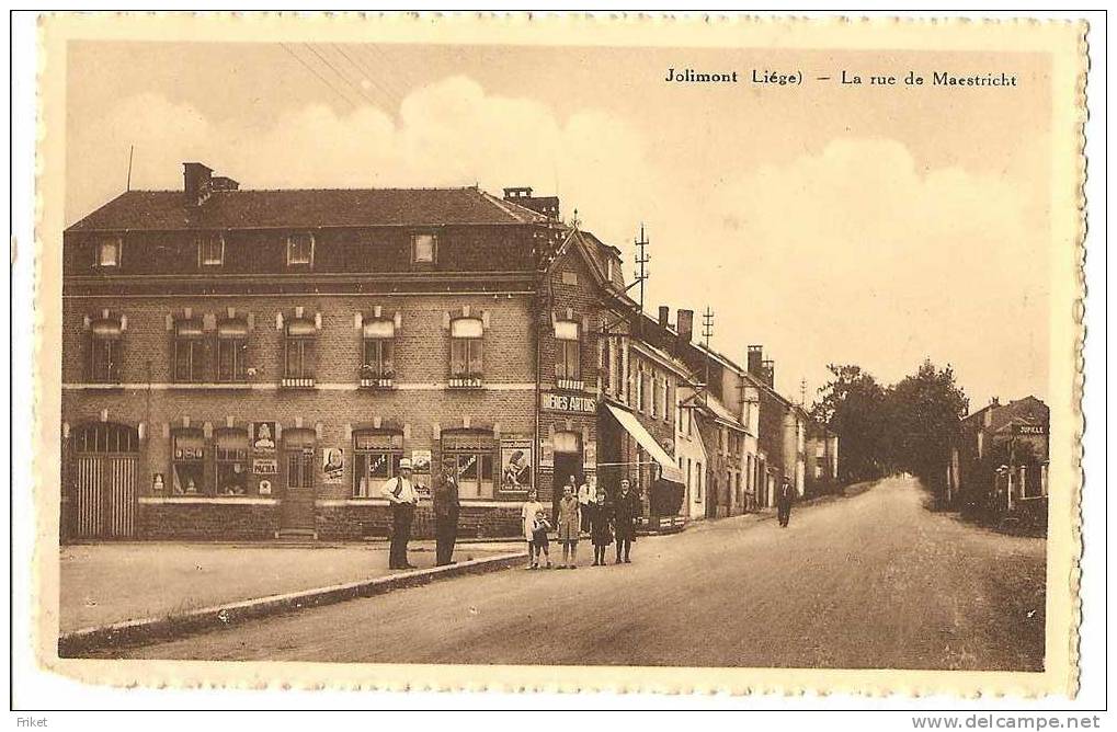 - 1948 -   JOLIMONT La Rue De Maestricht (animée) - Herve