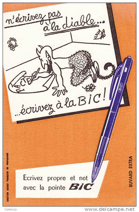 BIC   écrivez A La Bic  Illustrateur Eiffel    N A Pas Servi   Bon état - B