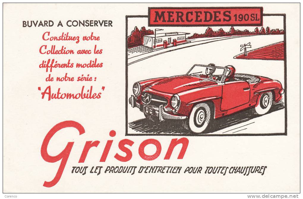 GRISON   MERCEDES 190 SL  N A Pas Servi   Bon état - B