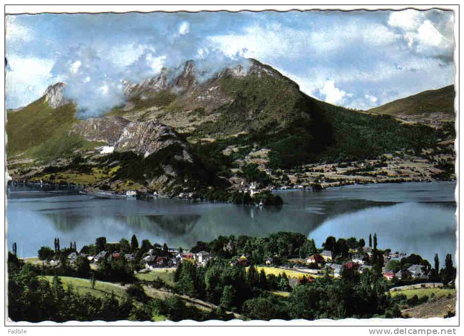 Carte Postale 74.  Talloires Et Duigt Et Le Lac D'Anneçy Trés Beau Plan - Talloires