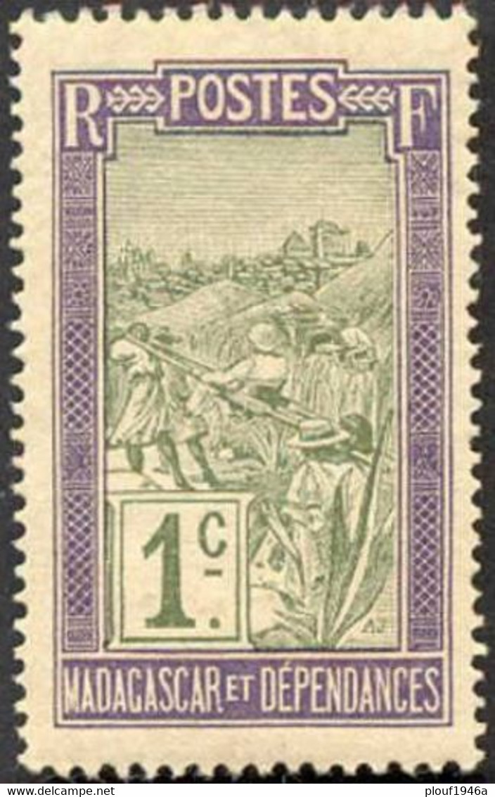 Pays : 288,3 (Madagascar : Colonie Française) Yvert Et Tellier N° :   94 (*) - Unused Stamps