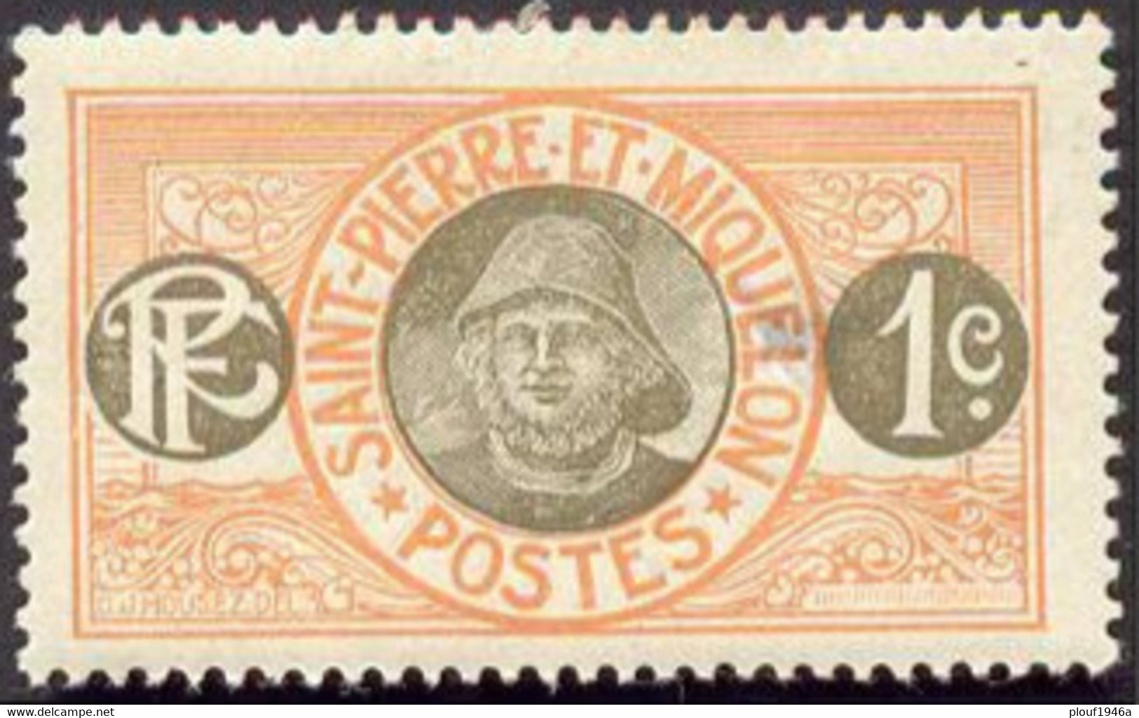 Pays : 422 (Saint-Pierre & Miquelon : Col. Franç.)  Yvert Et Tellier N° :   78 (*) - Neufs