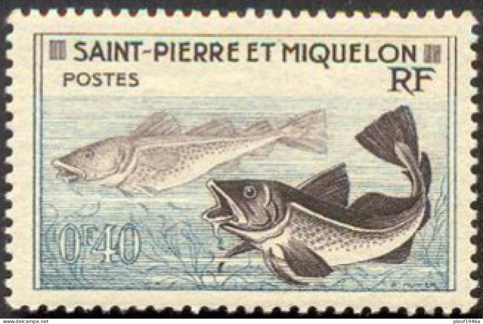 Pays : 422 (Saint-Pierre & Miquelon : Col. Franç.)  Yvert Et Tellier N° :  353 (*) - Ongebruikt