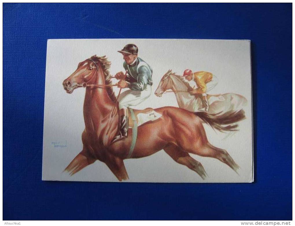 CARTE POSTALE SUR LE THEME DES CHEVAUX DE COURSE HIPPISME CHEVAL/  JOCKEYS - Hippisme