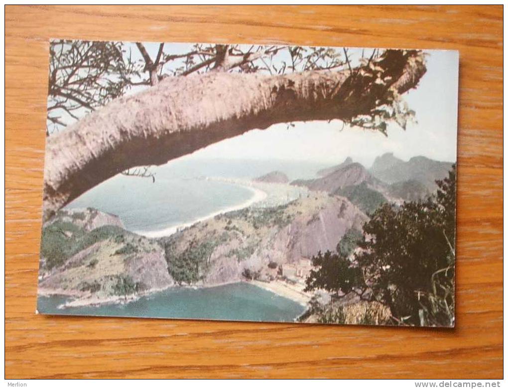 Brasil - Rio De Janeiro - Praia Vermelha E Copacabana   1960´s   VF D18997 - Copacabana