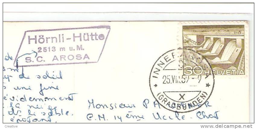 AROSA ,Hörnlihütte 1959 - Arosa