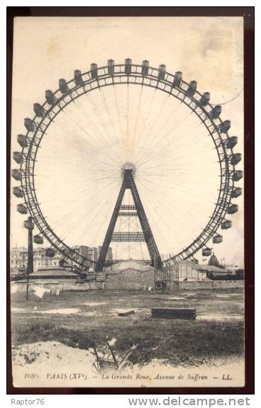 CPA PARIS 15ème La Grande Roue Avenue De Suffren - Distrito: 15