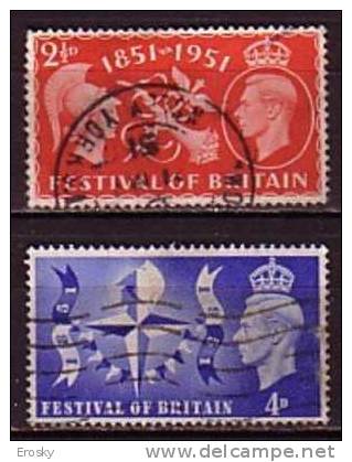 P0920 - GREAT BRITAIN N°260/61 - Used Stamps