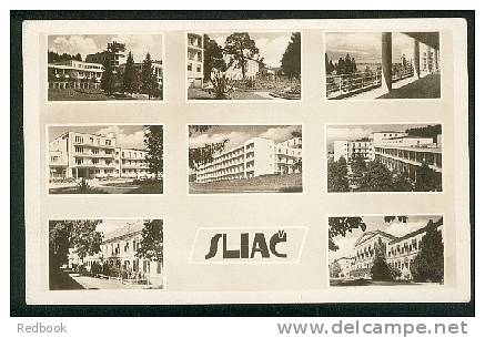 Real Photo 8 View Multiview Postcard  Sliac Slovakia  - Ref 4 - Slovakia