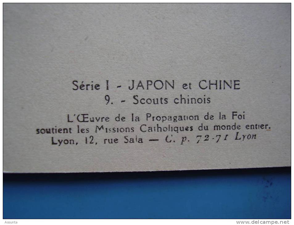 Scouts Chinois - Misions Catholiques  Du Monde Entier De Lyon - 2 Scans - Scoutismo