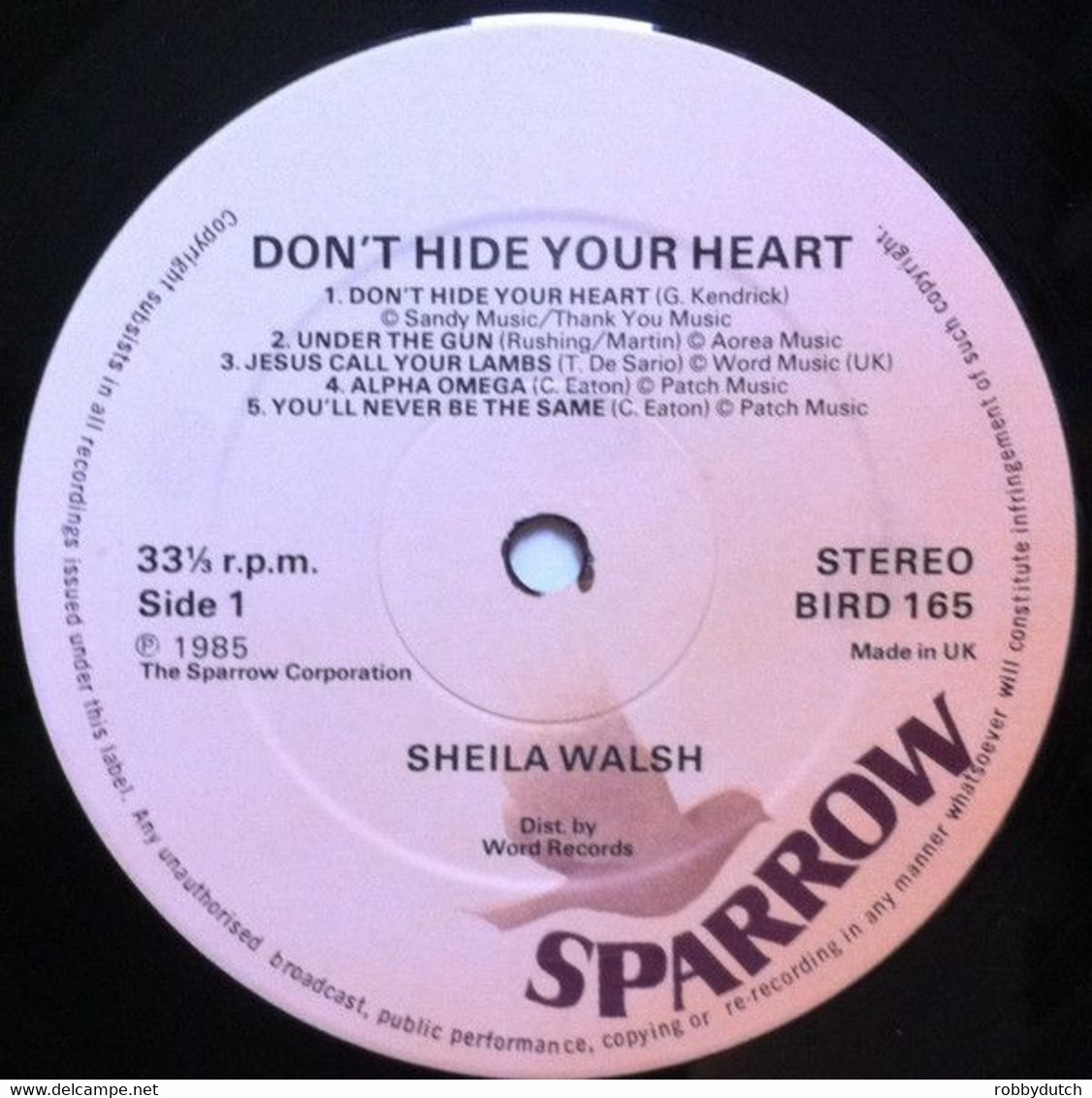 * LP * SHEILA WALSH - DON'T HIDE YOUR HEART (Germany 1985) - Canciones Religiosas Y  Gospels