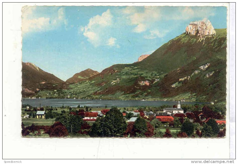 10276 DOUSSARD Vue Générale, Les Dents De Lanton, Le Lac D´Annecy N° 1554 GIL Colorisée - Doussard