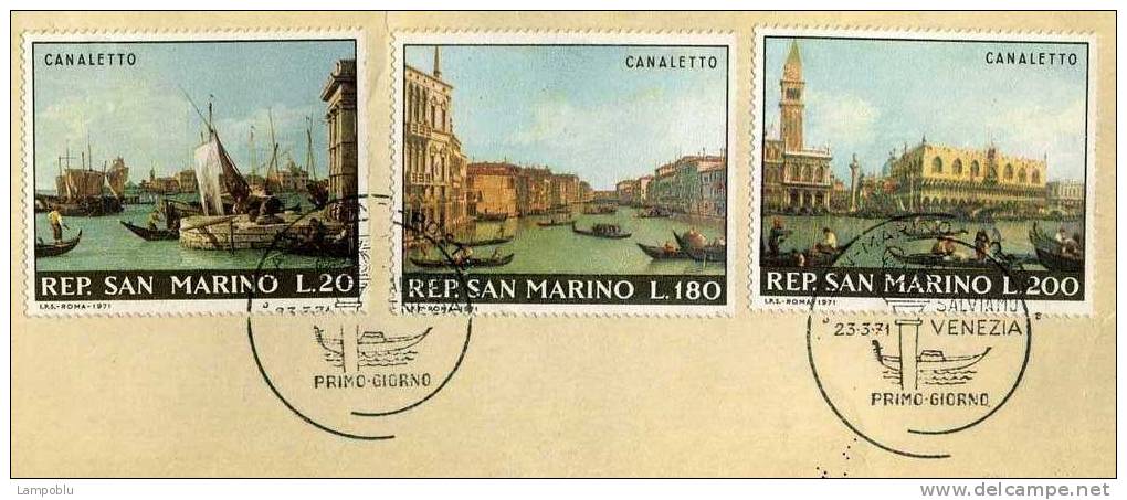 1971 Dipinti Di Canaletto - C - Used Stamps